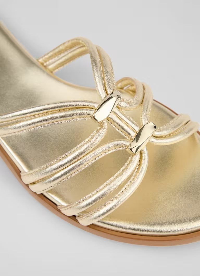 GOLD COLOR LADIES SLIPPERS